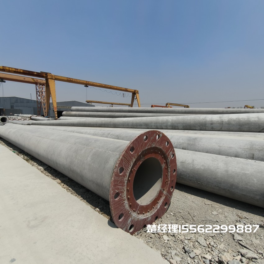 长春12米无拉线电杆